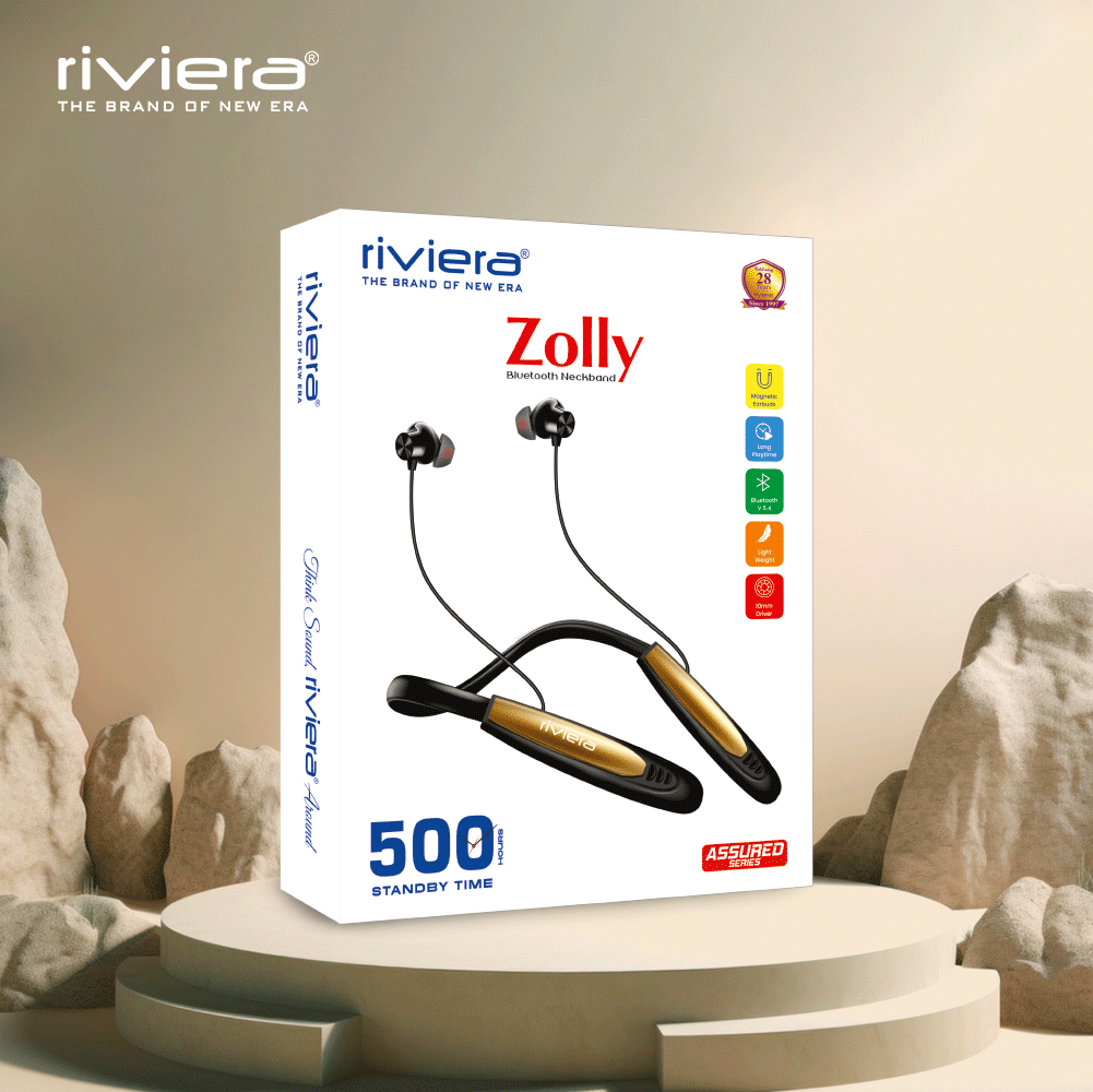 ZOLLY Magnetic Earbuds, Advance Bluetooth V5.4 With Low Latency Wireless Headphones, Sweatproof, in-Ear Earphones with Mic, Deep Bass Noise Reducation Headsets,35 Hours Playtime | Black