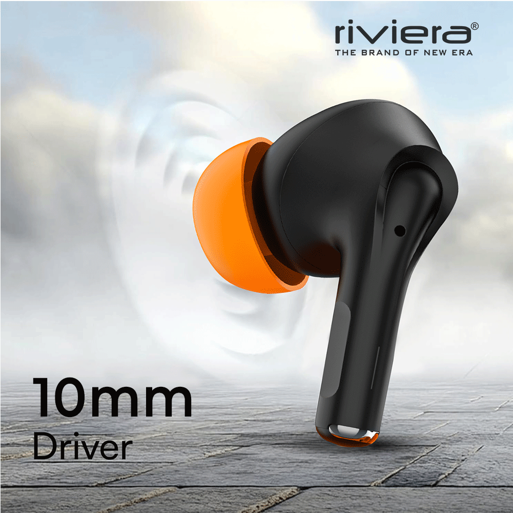 ARROW Wireless Earbuds Bluetooth Version 6, Tap Control in Ear Buds, Ultra Low Latency Headphones, Deep Bass Sound, Standby Time 270H, Built in Mics, Clear Calls Earphones | Black