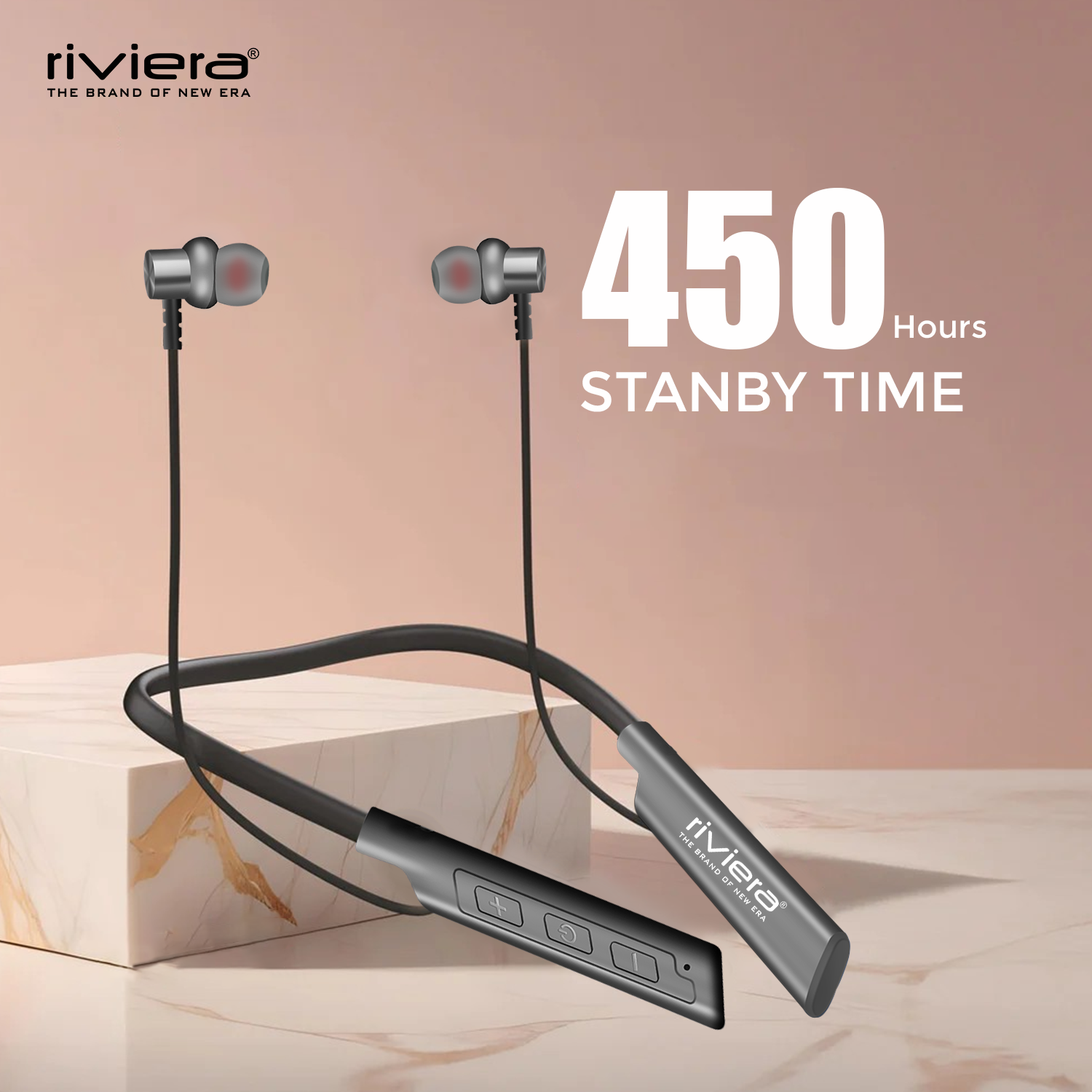 Zosh Bluetooth v5.1 neckband, 45 Hrs Playback, Dual Pair, Fast Charge, Low Latency,450 hours standby, Magnetic Buds, Wireless with Mic in Ear Earphones