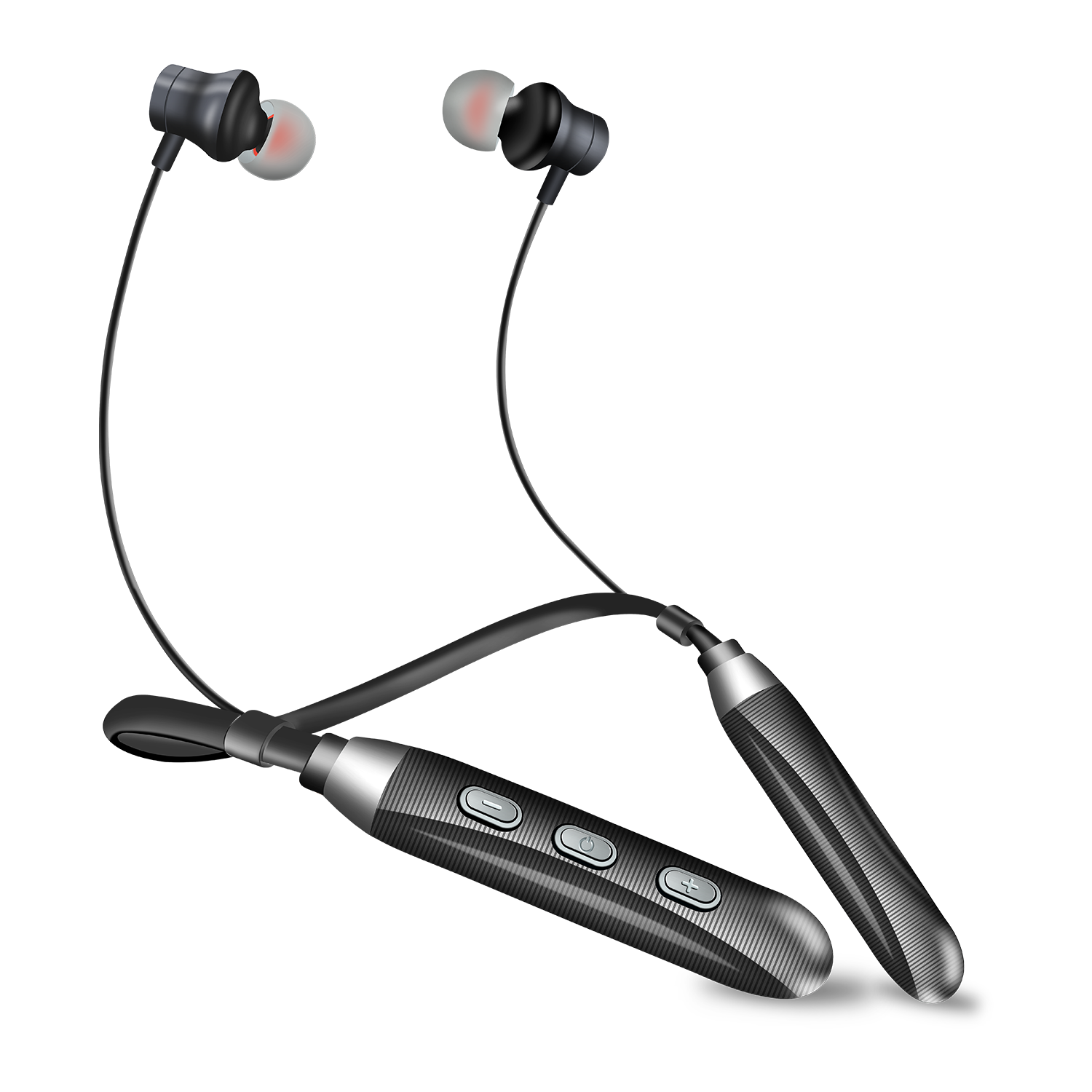 Riviera Newly Launched Ziva in Ear Wireless Neckband, 30 Hrs Audio Playtime Lightweight, 10mm Drivers Headphones, Bluetooth V5.2 Instant Pairing Type C Interface - Grey