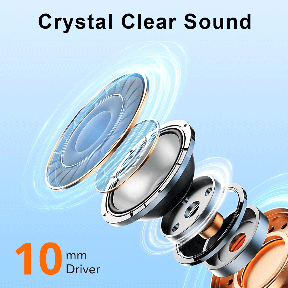 Mercury, 30 Hrs Playtime with 10mm Drivers TWS Earbuds, Low Latancy Gaming Bluetooth V5.3 Rich Bass, Type C Fast Charging in Ear Wireless Buds, Full Touch Control Headphone.