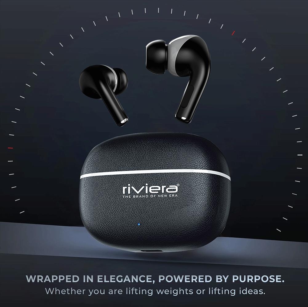 Nova TWS Earphones | Bluetooth 5.3 | 22 Hrs Playtime | Type-C Fast Charging | Black