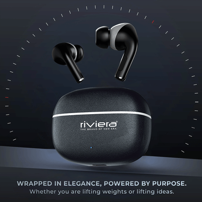 Nova TWS Earphones | Bluetooth 5.3 | 22 Hrs Playtime | Type-C Fast Charging | Black
