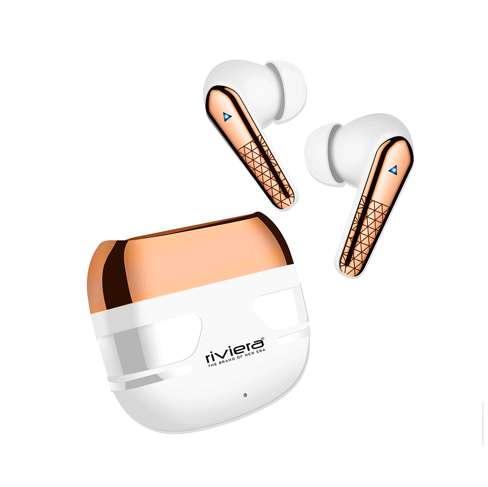 PLUTO TWS Earphones | Bluetooth 5.3 | 24 Hrs Playtime | Type-C Charging | White