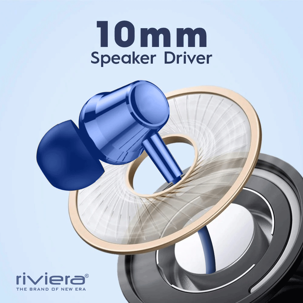 RHYTHM Bluetooth V5.4 Neckband Earphones with 400 Hours Standby Time,  Magnetic Earbuds,Low Latency,Wireless Headphone with Mic Earphones | Blue
