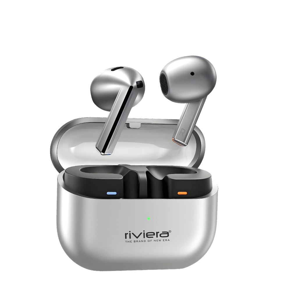 Target Wireless EarPods |  Bluetooth 5.3 | 30H Music Playtime |  Type-C Fast Charging | Pure Bass Sound  Lightweight TWS with Mic | Full Touch Control (Grey)