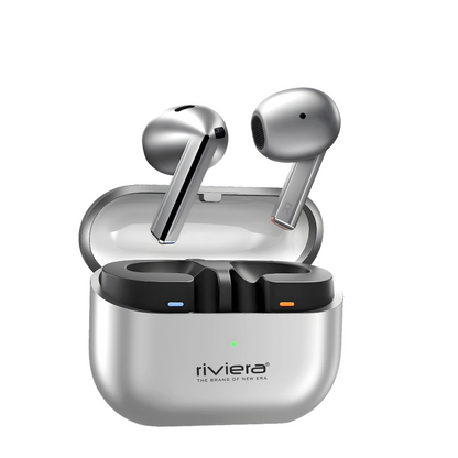 Target Wireless EarPods |  Bluetooth 5.3 | 30H Music Playtime |  Type-C Fast Charging | Pure Bass Sound  Lightweight TWS with Mic | Full Touch Control (Grey)