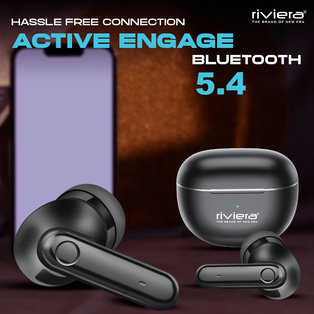 Pulse in Ear TWS Earbuds with Mic, 72Hours Standby Time, 28 Hours Playtime, USB Type-C,10mm Dynamic Drivers, IPX5 Water Resistant Bluetooth Earphones - Black