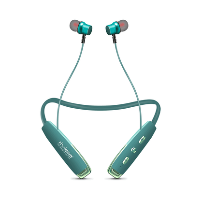 Zadu in Ear Bluetooth Neckband, 55H Music Playtime, Built-in Microphone, Wireless Headset Magnetic Earphones Deep Bass, 500 Hrs standy Time - Green.