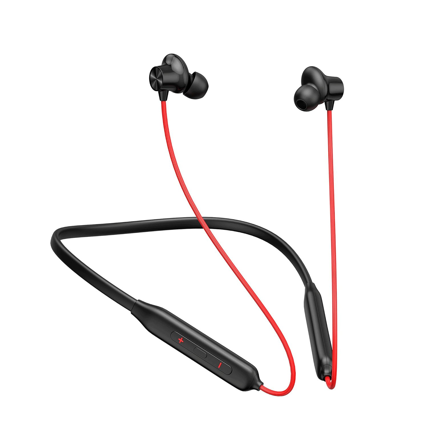 Zeal in Ear Wireless Neckband Bluetooth V5.3, 50 Hours Audio Playtime with Magnetic Neckband 10mm Drivers Stereo Wireless Headset Sweatproof for Sports - Black.