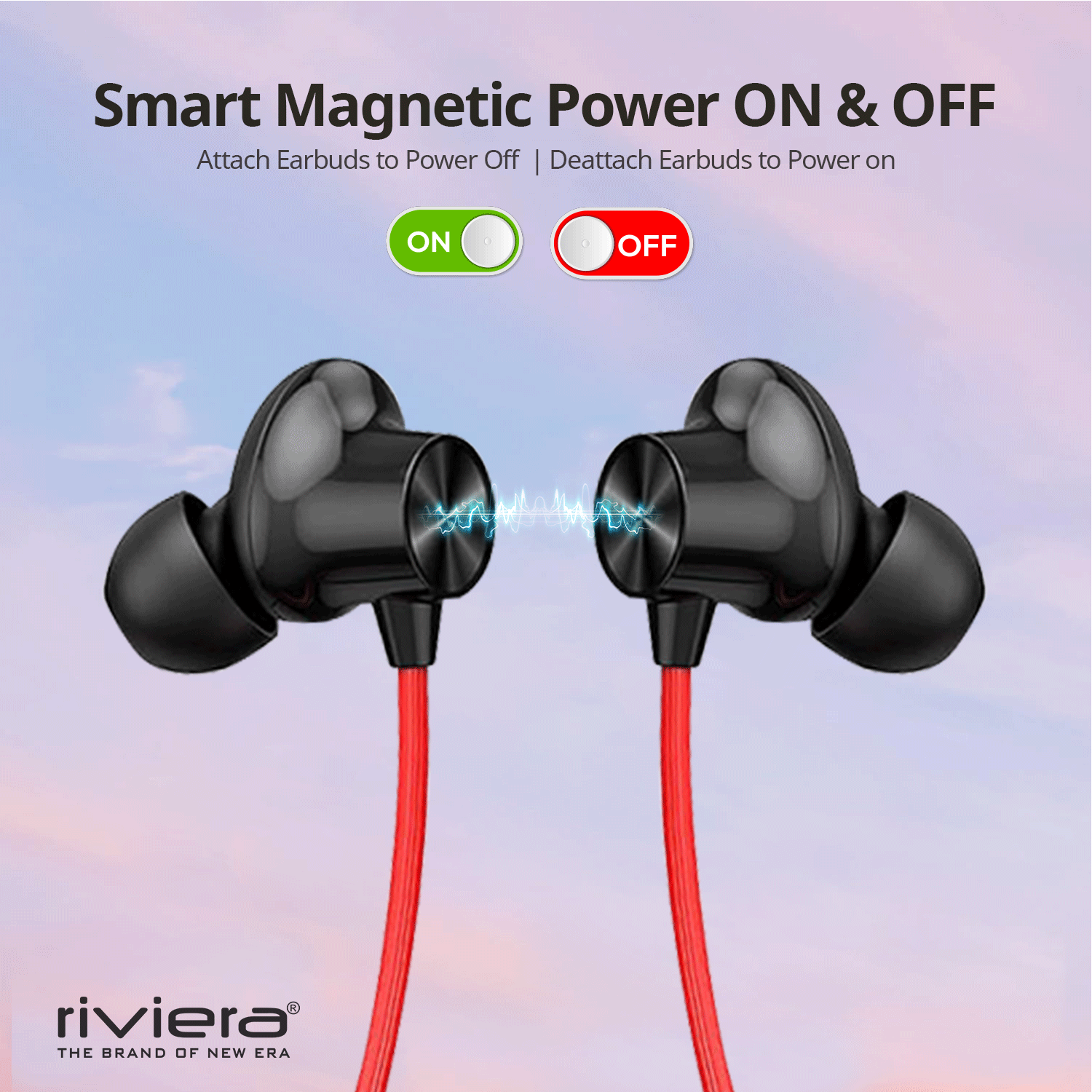 Zeal in Ear Wireless Neckband Bluetooth V5.3, 50 Hours Audio Playtime with Magnetic Neckband 10mm Drivers Stereo Wireless Headset Sweatproof for Sports - Black.