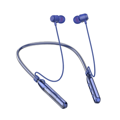 ZELLY Headphones Bluetooth V5.4 with 10mm Drivers Enhanced Bass Magnetic Buds, 500Hrs Stanby time Wireless Type C, Sweat Resistance, Noise Isolation | Blue