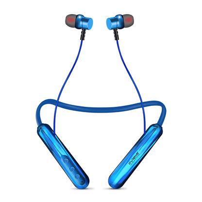 Zugnu Noise Reduction Wireless Neckband Headphones, Bluetooth V5.2 Technology with Mics & Smart Magnetic Earbuds, in-Ear Incredeble Sound 55 Hrs Playtime& 500 Hrs Standby Time.