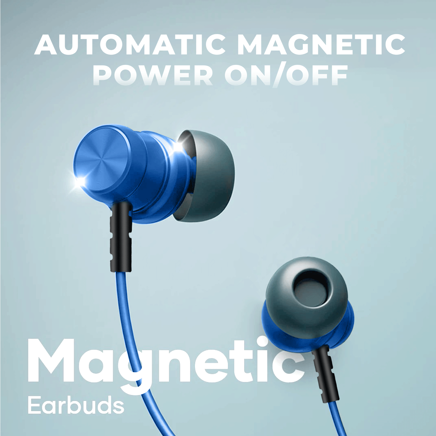 Zugnu Noise Reduction Wireless Neckband Headphones, Bluetooth V5.2 Technology with Mics & Smart Magnetic Earbuds, in-Ear Incredeble Sound 55 Hrs Playtime& 500 Hrs Standby Time.