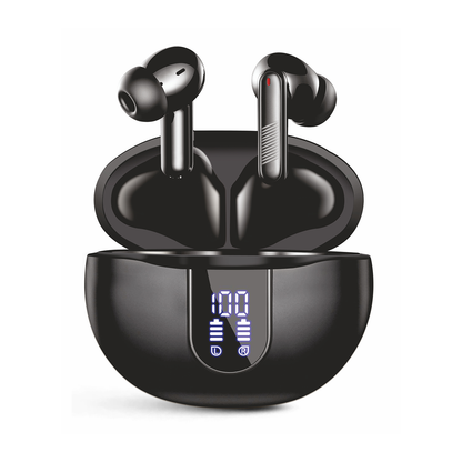 Orbit (ANC + ENC Cancellation) Wireless Earbuds, Digital Power Display & Touch Control, 30 Hrs Long Playtime & 24*7 Standby Time, 1.5 Hr Charging Time, Bluetooth V5.4 with Mic.