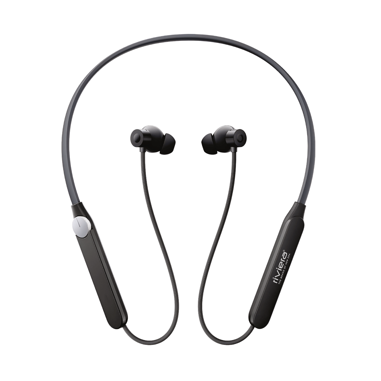 Spinner in Ear Earbuds, Bluetooth V5.3 Neckband Wireless Type C Interface | 55 Hrs Audio Playtime, 500H Stanby time Headphones, Humidity Resistance, Deep Bass - Black.